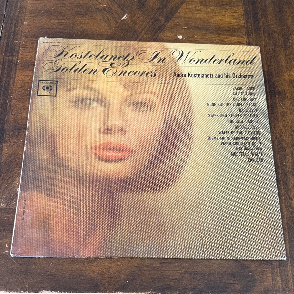 Kostelanetz In Wonderland Vinyl Record lp in good used condition